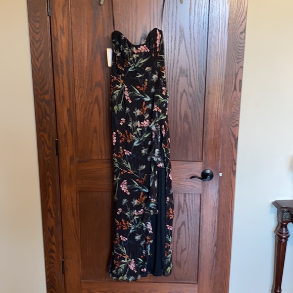 Katie May Baby Cakes Gown in Black Floral size Small NWT - Picture 6 of 13